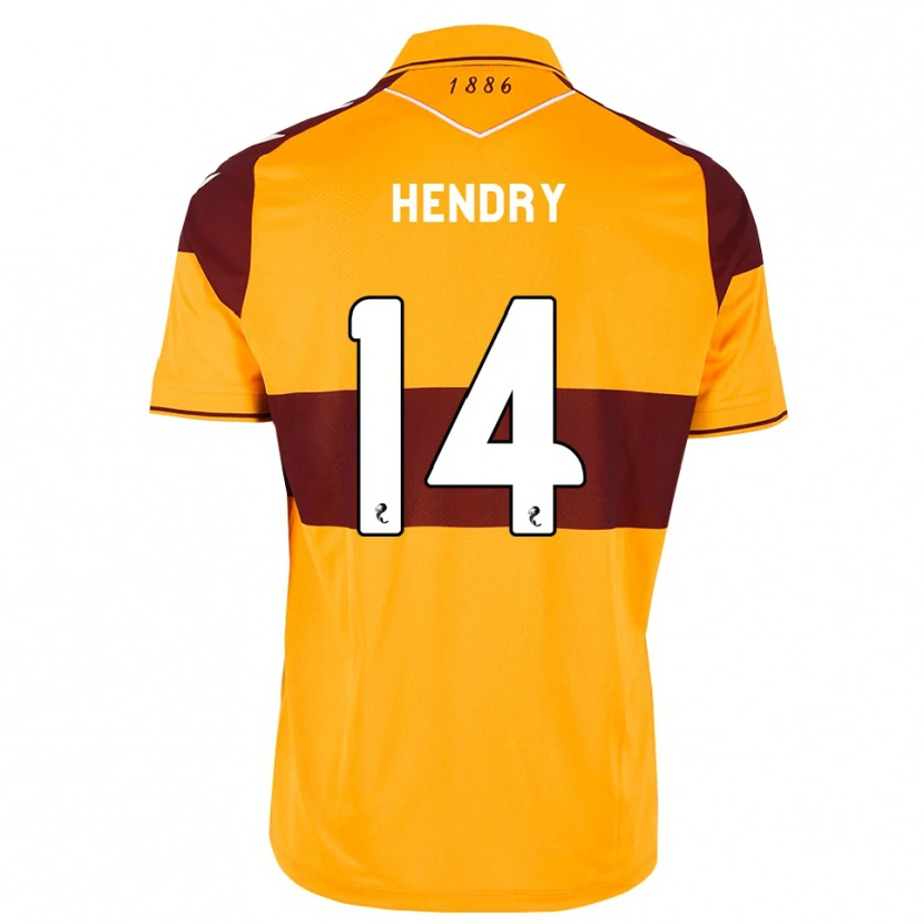 Danxen Herren Callum Hendry #14 Maroon Orange Heimtrikot Trikot 2026/27 T-Shirt