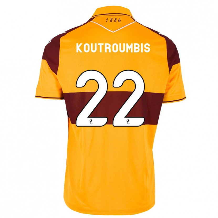 Danxen Herren John Koutroumbis #22 Maroon Orange Heimtrikot Trikot 2026/27 T-Shirt