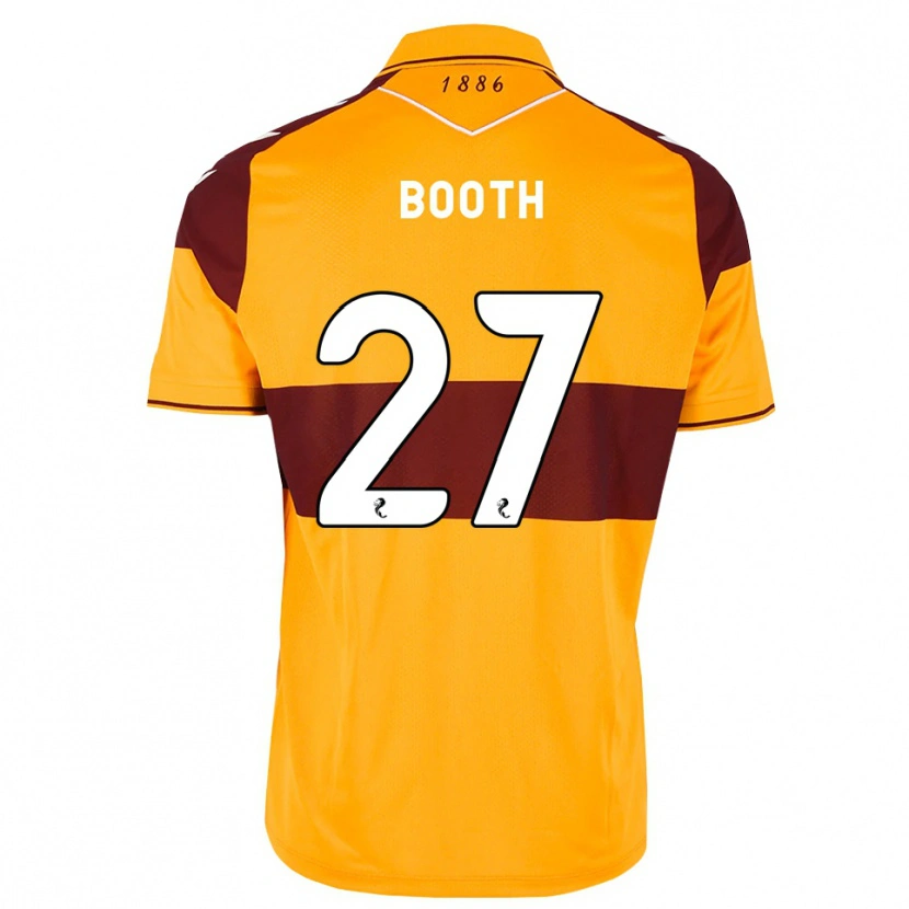 Danxen Herren Mikey Booth #27 Maroon Orange Heimtrikot Trikot 2026/27 T-Shirt