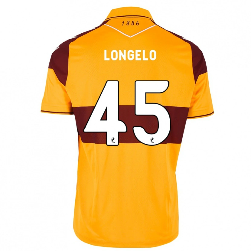 Danxen Herren Emmanuel Longelo #45 Maroon Orange Heimtrikot Trikot 2026/27 T-Shirt