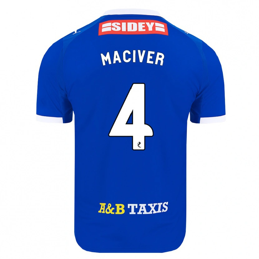 Danxen Herren Ellie Maciver #4 Blau Rot Gelb Heimtrikot Trikot 2026/27 T-Shirt