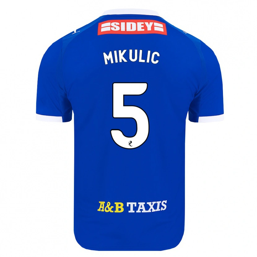 Danxen Herren Bozo Mikulic #5 Blau Rot Gelb Heimtrikot Trikot 2026/27 T-Shirt