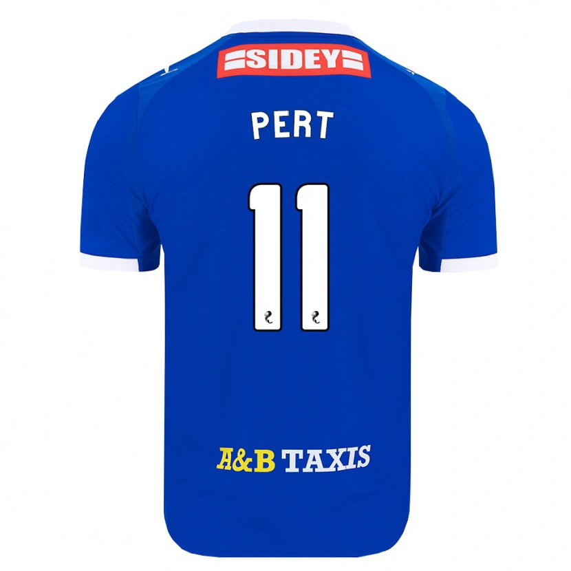 Danxen Herren Bailey Pert #11 Blau Rot Gelb Heimtrikot Trikot 2026/27 T-Shirt