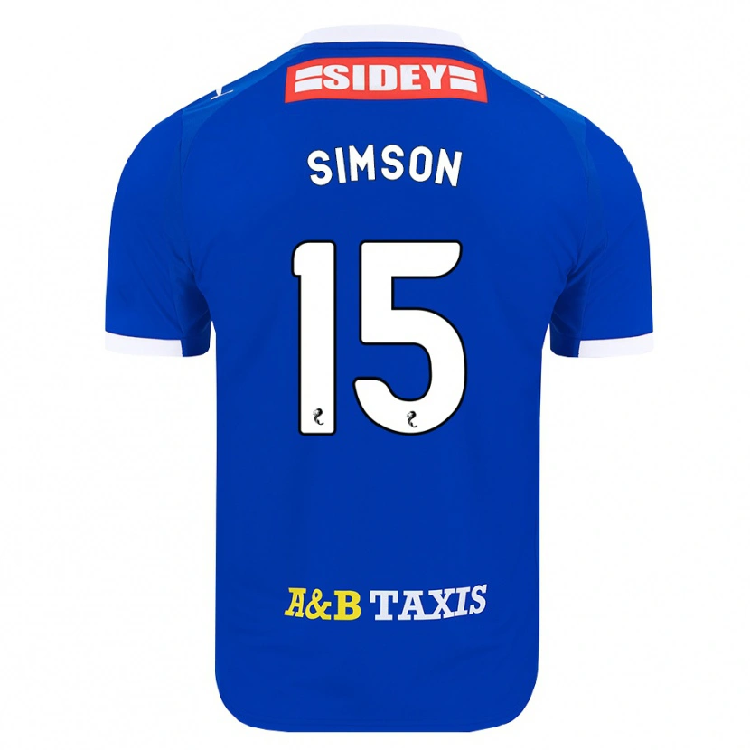 Danxen Herren Steffi Simson #15 Blau Rot Gelb Heimtrikot Trikot 2026/27 T-Shirt