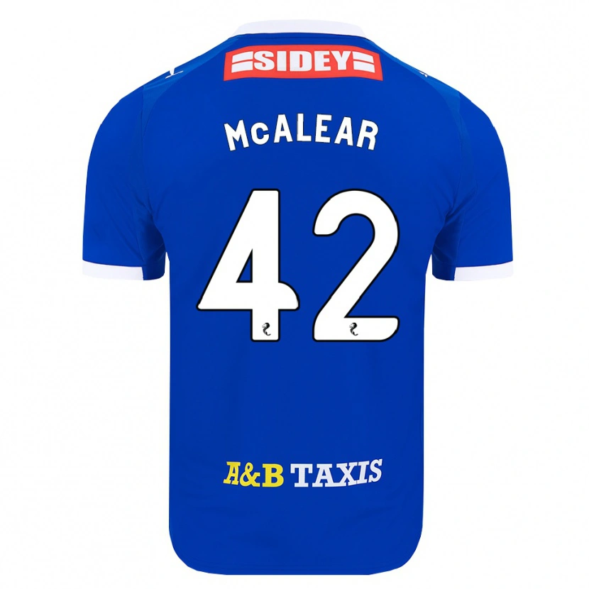 Danxen Herren Reece Mcalear #42 Blau Rot Gelb Heimtrikot Trikot 2026/27 T-Shirt