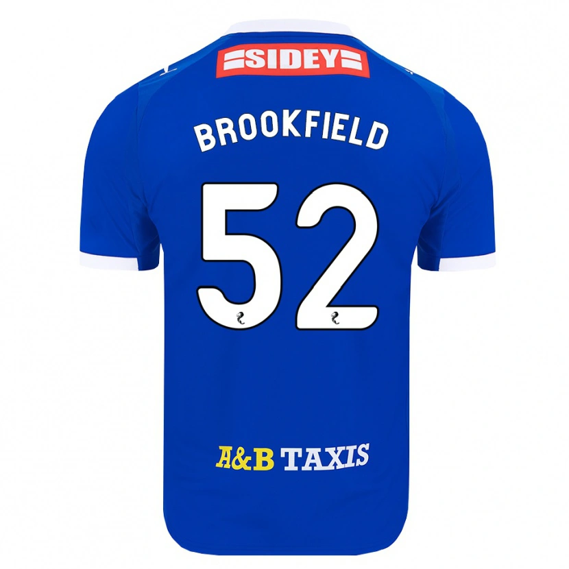 Danxen Herren Arran Brookfield #52 Blau Rot Gelb Heimtrikot Trikot 2026/27 T-Shirt
