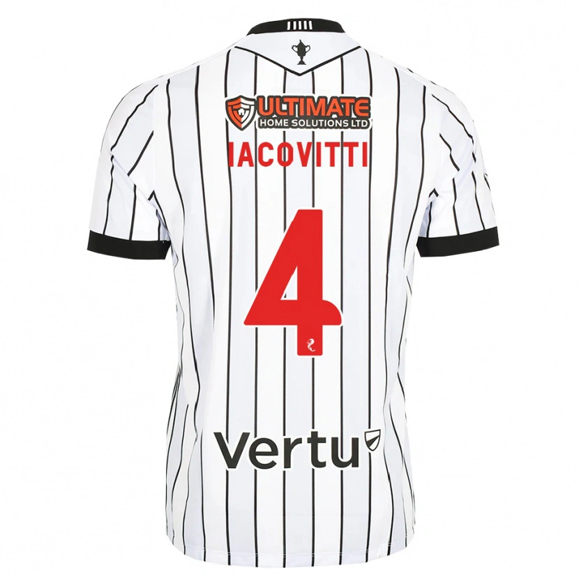 Danxen Herren Alex Iacovitti #4 Weiß Schwarz Rot Heimtrikot Trikot 2026/27 T-Shirt