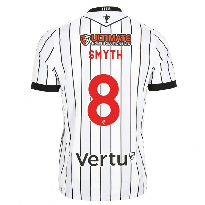 Danxen Herren Oisin Smyth #8 Weiß Schwarz Rot Heimtrikot Trikot 2026/27 T-Shirt