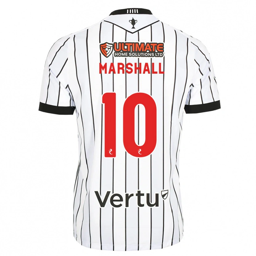 Danxen Herren Lewis Marshall #10 Weiß Schwarz Rot Heimtrikot Trikot 2026/27 T-Shirt