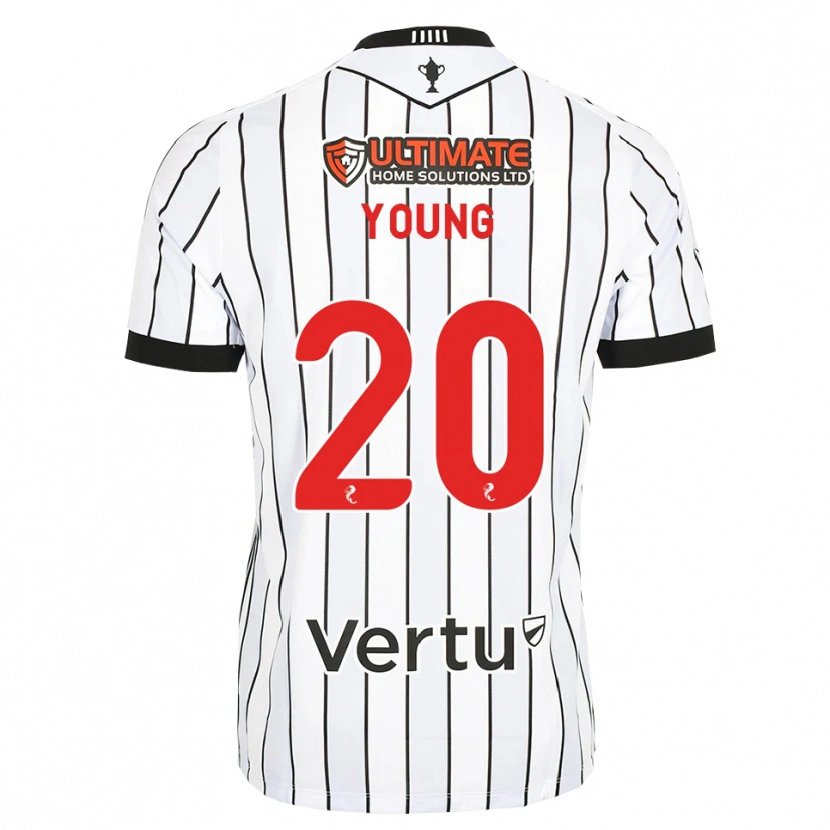 Danxen Herren Jake Young #20 Weiß Schwarz Rot Heimtrikot Trikot 2026/27 T-Shirt