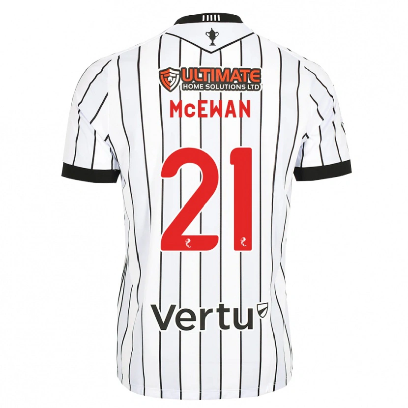 Danxen Herren Carter Mcewan #21 Weiß Schwarz Rot Heimtrikot Trikot 2026/27 T-Shirt