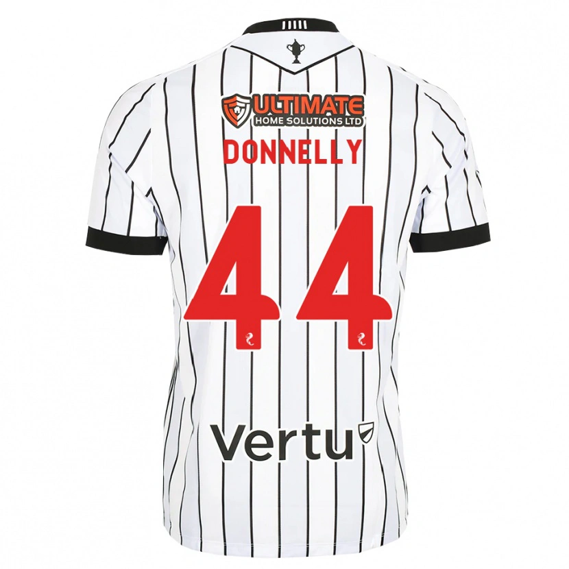 Danxen Herren Liam Donnelly #44 Weiß Schwarz Rot Heimtrikot Trikot 2026/27 T-Shirt