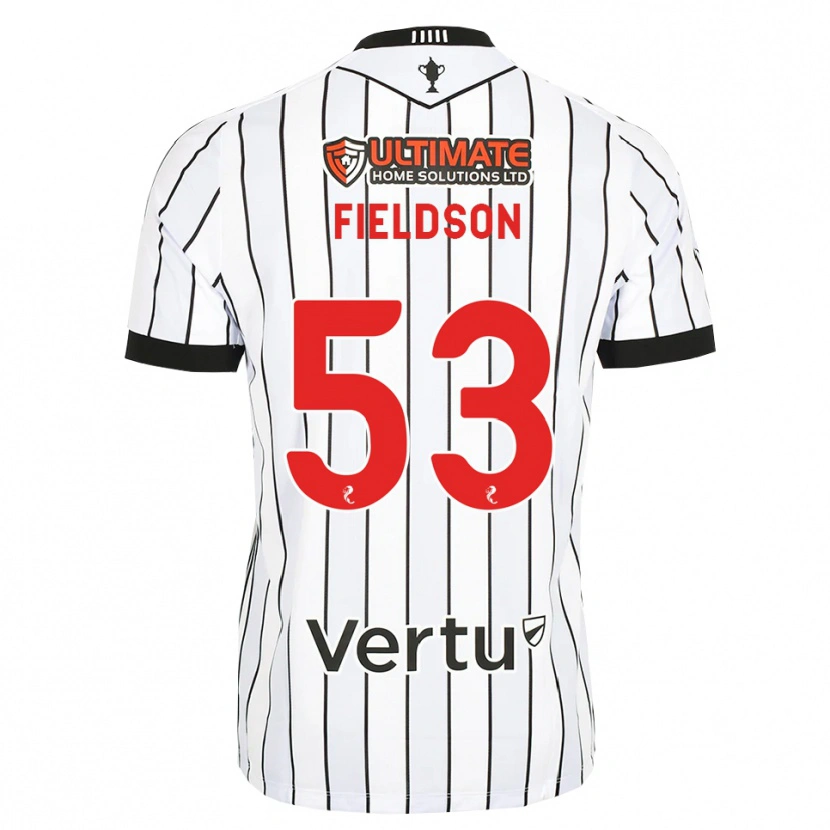 Danxen Herren Henry Fieldson #53 Weiß Schwarz Rot Heimtrikot Trikot 2026/27 T-Shirt