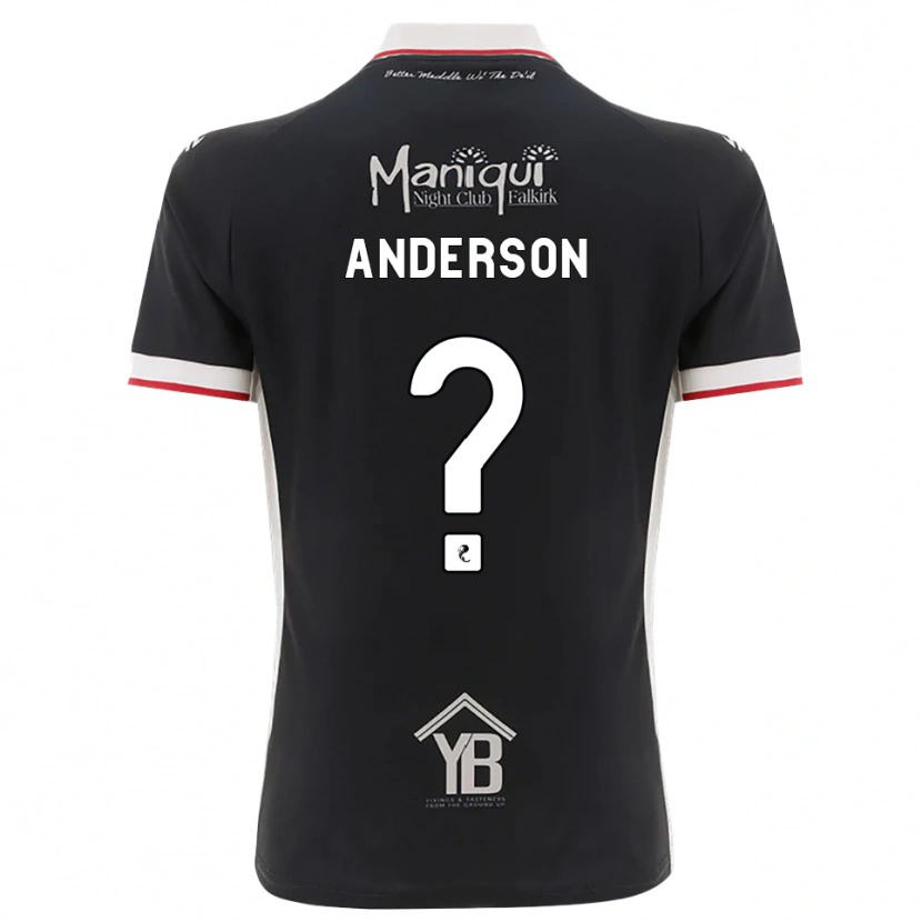 Danxen Herren Brogan Anderson #0 Schwarz Weiß Rot Heimtrikot Trikot 2026/27 T-Shirt