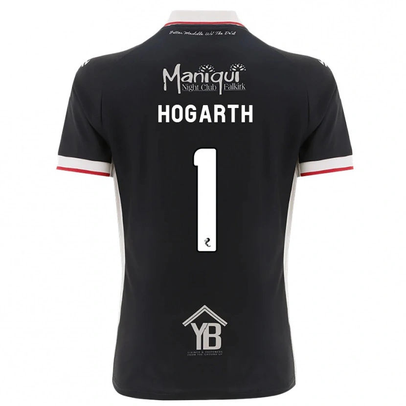 Danxen Herren Nicky Hogarth #1 Schwarz Weiß Rot Heimtrikot Trikot 2026/27 T-Shirt