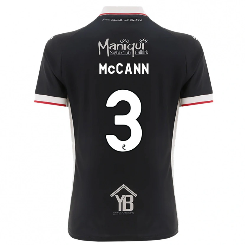 Danxen Herren Leon Mccann #3 Schwarz Weiß Rot Heimtrikot Trikot 2026/27 T-Shirt