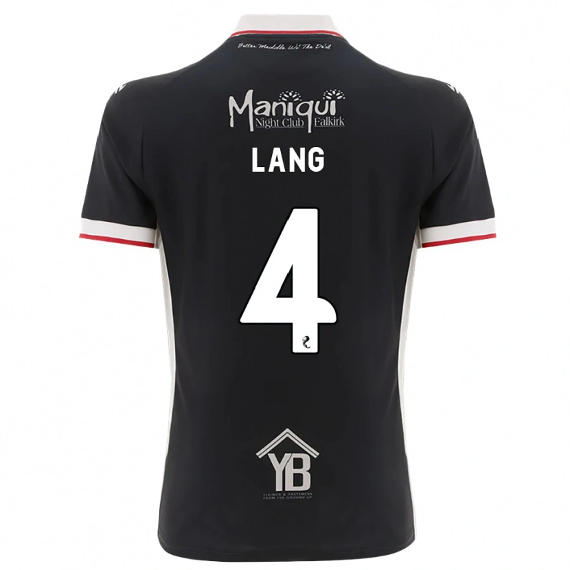 Danxen Herren Tom Lang #4 Schwarz Weiß Rot Heimtrikot Trikot 2026/27 T-Shirt