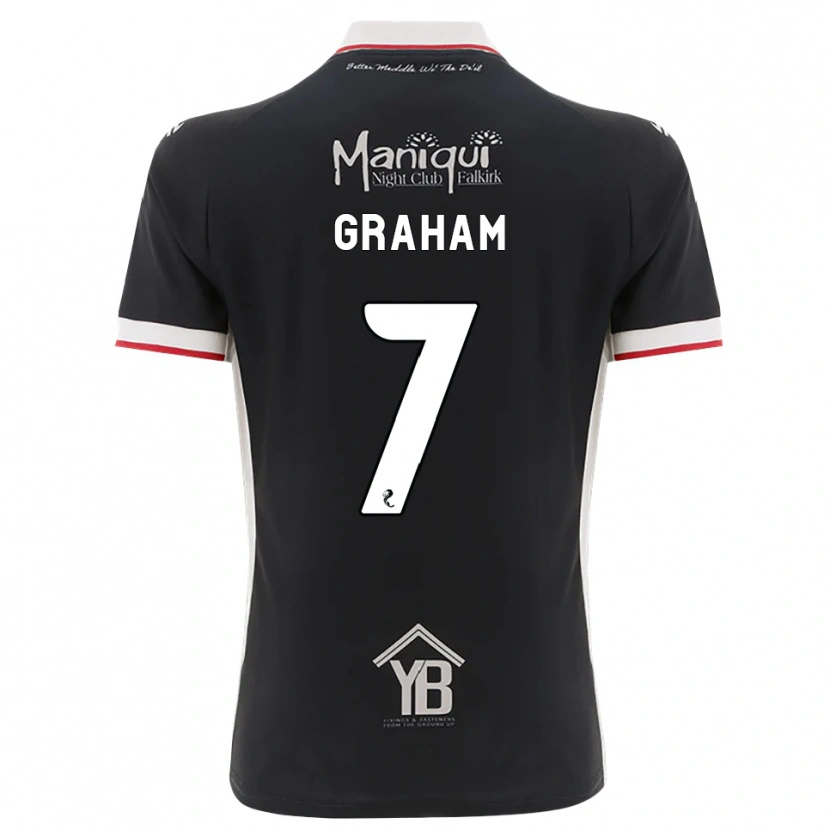 Danxen Herren Brian Graham #7 Schwarz Weiß Rot Heimtrikot Trikot 2026/27 T-Shirt