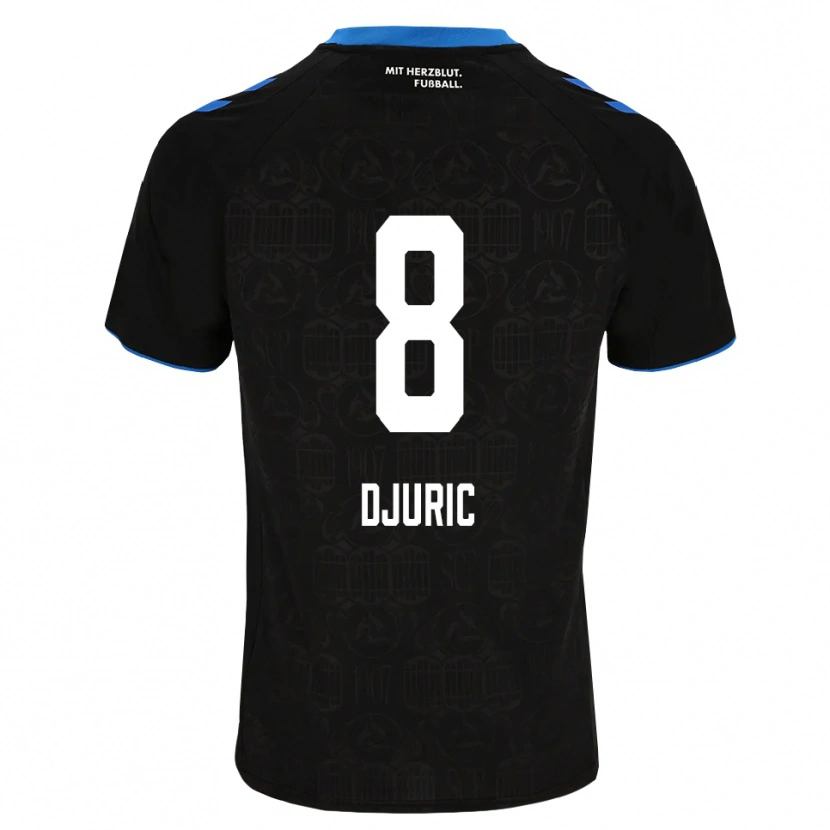 Danxen Herren Luka Duric #8 Schwarz Weiß Rot Heimtrikot Trikot 2026/27 T-Shirt