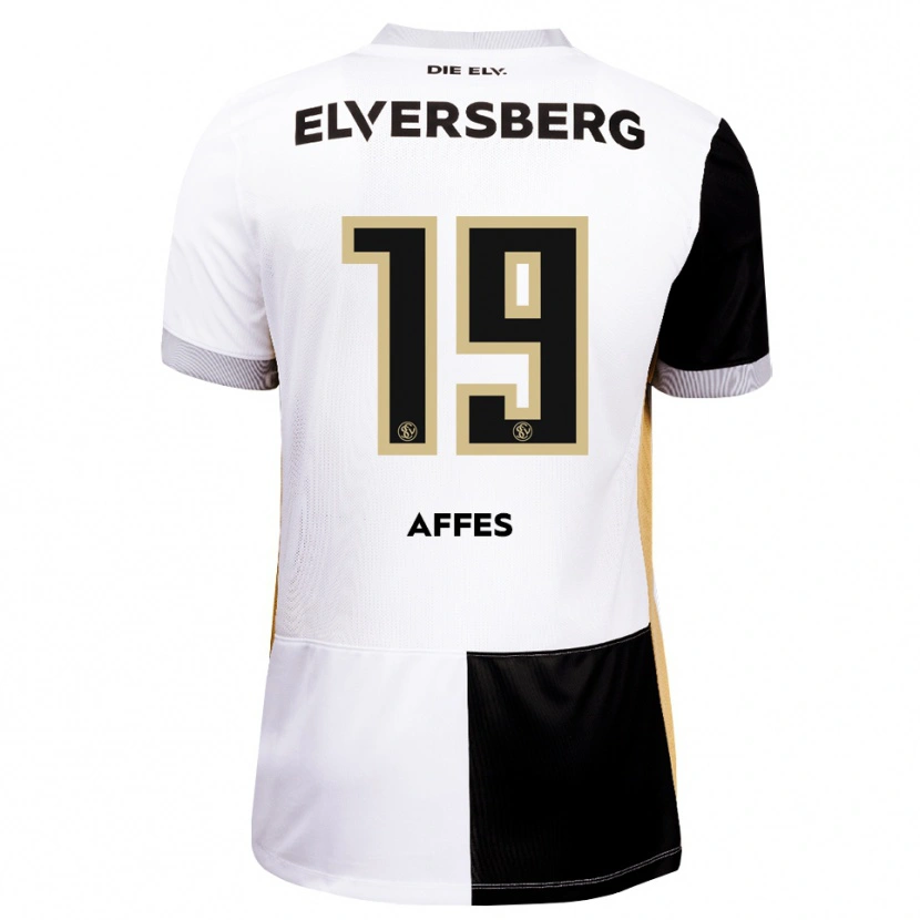Danxen Herren Samy Affes #19 Schwarz Weiß Braun Heimtrikot Trikot 2026/27 T-Shirt