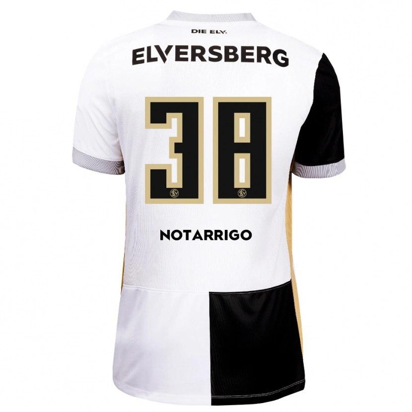 Danxen Herren Tyler Notarrigo #38 Schwarz Weiß Braun Heimtrikot Trikot 2026/27 T-Shirt