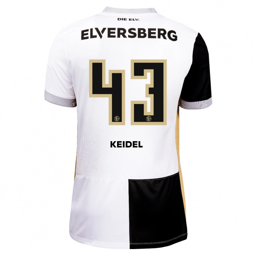 Danxen Herren Felix Keidel #43 Schwarz Weiß Braun Heimtrikot Trikot 2026/27 T-Shirt