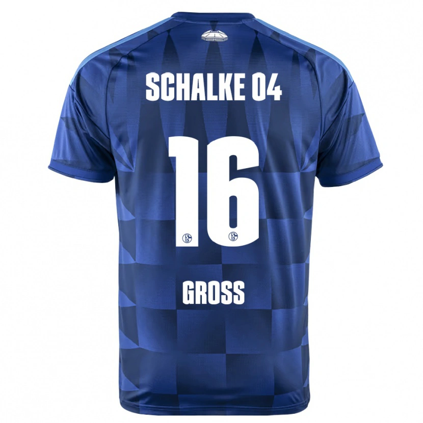 Danxen Herren Luca Groß #16 Dunkelblau Gelb Weiß Heimtrikot Trikot 2026/27 T-Shirt
