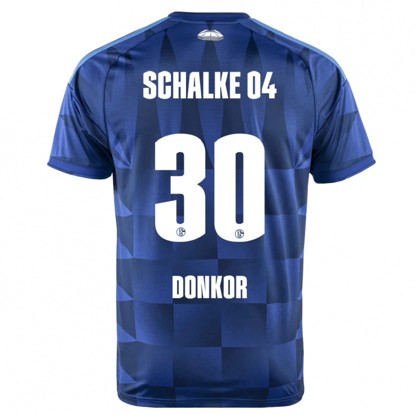 Danxen Herren Anton Donkor #30 Dunkelblau Gelb Weiß Heimtrikot Trikot 2026/27 T-Shirt