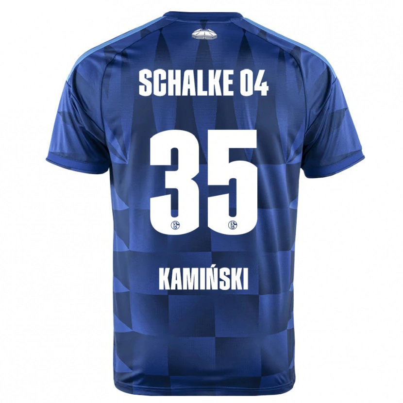 Danxen Herren Marcin Kaminski #35 Dunkelblau Gelb Weiß Heimtrikot Trikot 2026/27 T-Shirt