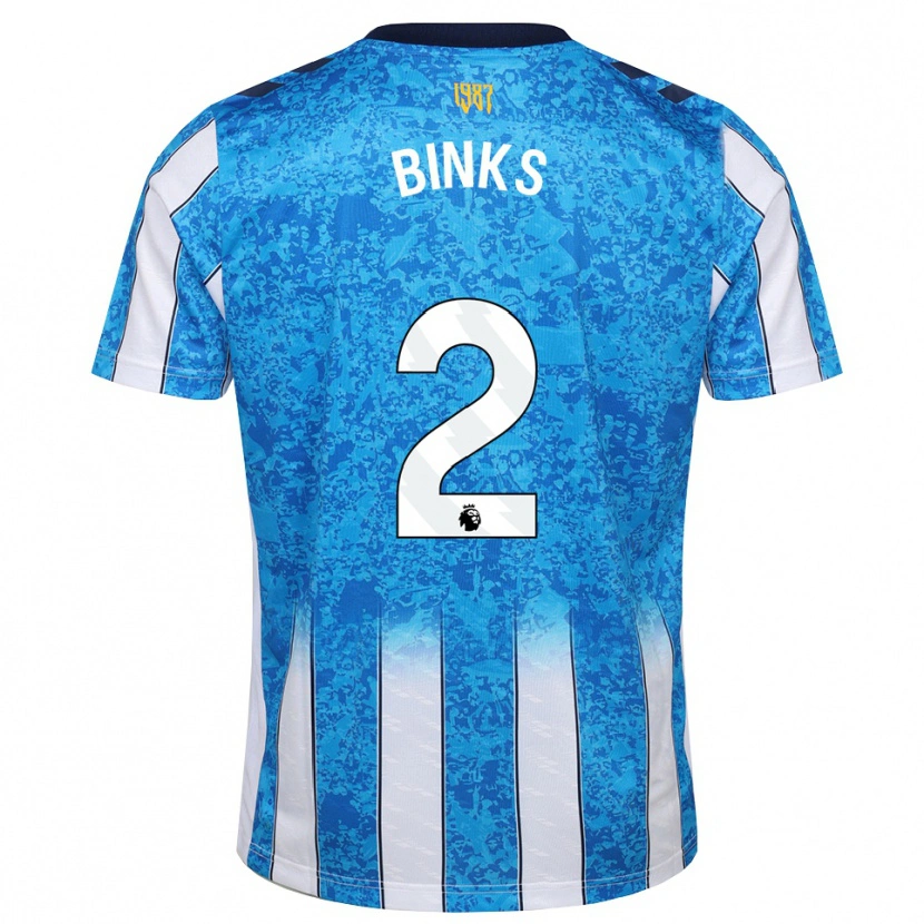 Danxen Herren Luis Binks #2 Weiß Blau Orange Heimtrikot Trikot 2026/27 T-Shirt