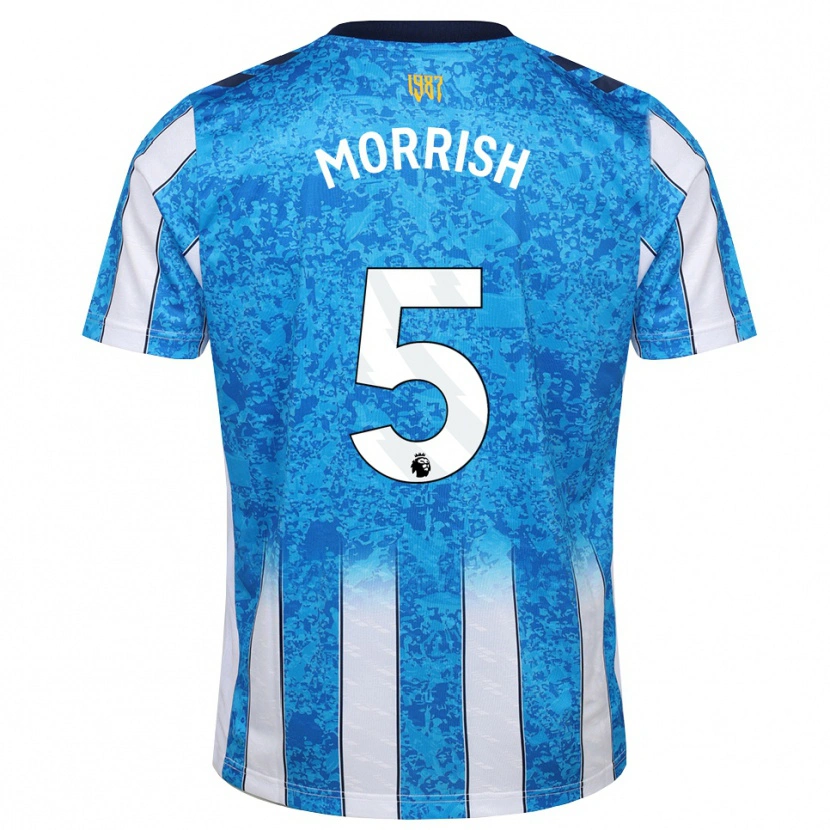 Danxen Herren Rhys Morrish #5 Weiß Blau Orange Heimtrikot Trikot 2026/27 T-Shirt