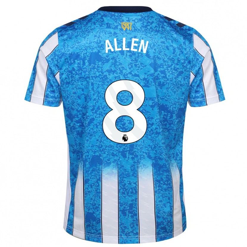 Danxen Herren Jamie Allen #8 Weiß Blau Orange Heimtrikot Trikot 2026/27 T-Shirt