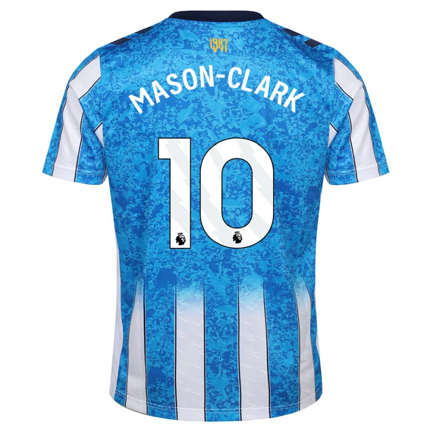 Danxen Herren Ephron Mason-Clark #10 Weiß Blau Orange Heimtrikot Trikot 2026/27 T-Shirt