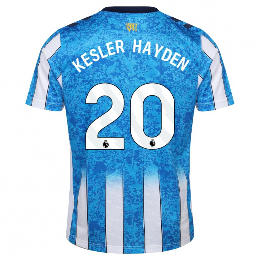 Danxen Herren Kaine Kesler-Hayden #20 Weiß Blau Orange Heimtrikot Trikot 2026/27 T-Shirt