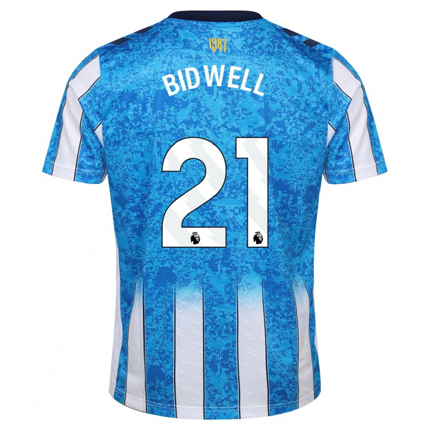 Danxen Herren Jake Bidwell #21 Weiß Blau Orange Heimtrikot Trikot 2026/27 T-Shirt