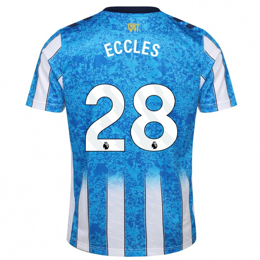Danxen Herren Josh Eccles #28 Weiß Blau Orange Heimtrikot Trikot 2026/27 T-Shirt
