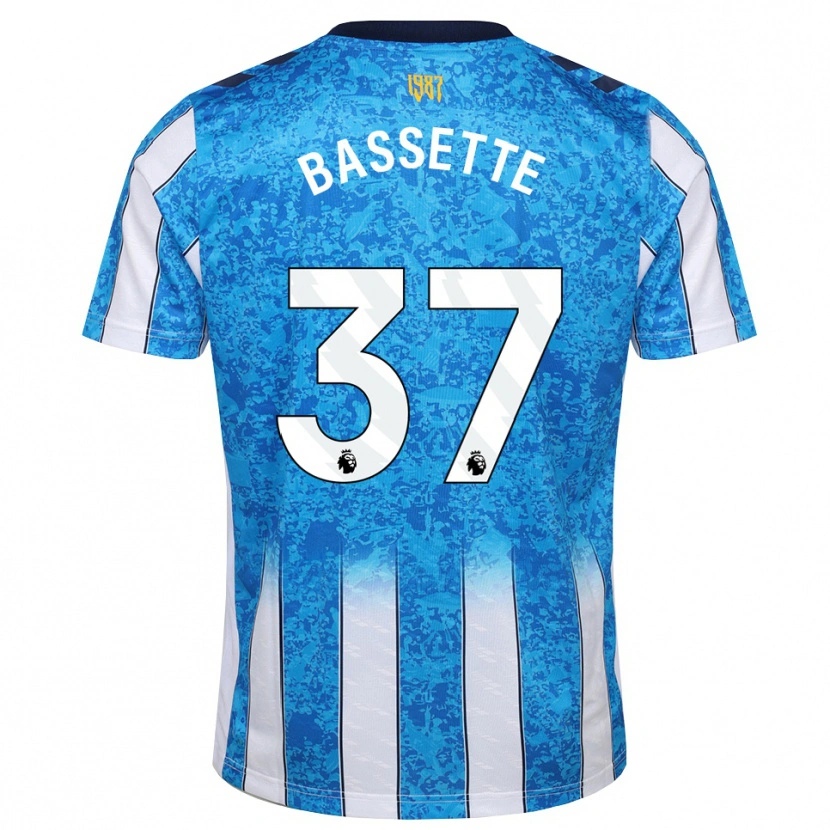 Danxen Herren Norman Bassette #37 Weiß Blau Orange Heimtrikot Trikot 2026/27 T-Shirt