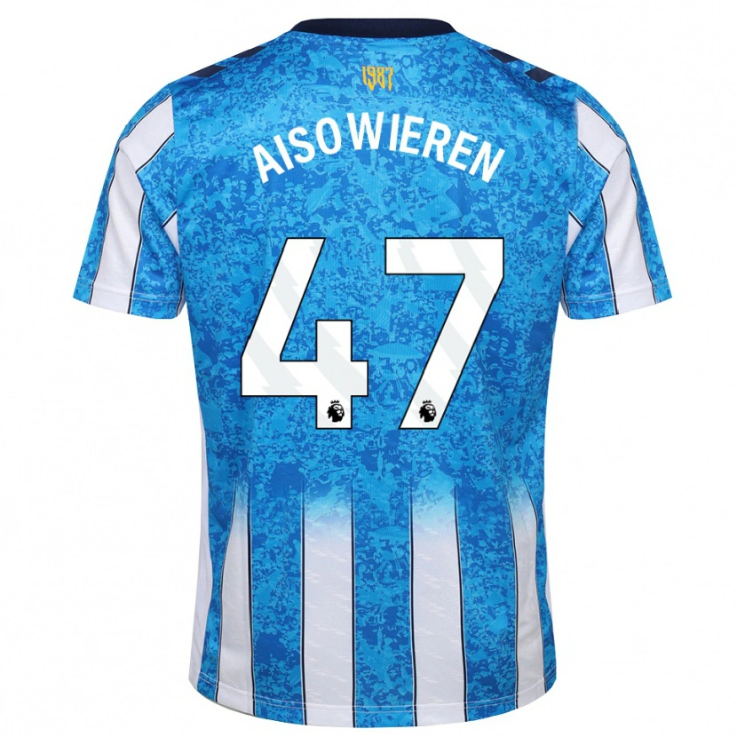 Danxen Herren Evan Eghosa Aisowieren #47 Weiß Blau Orange Heimtrikot Trikot 2026/27 T-Shirt