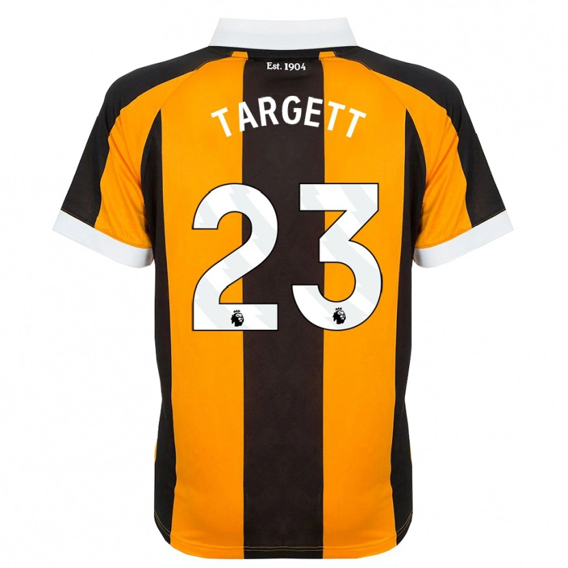 Danxen Herren Matt Targett #23 Orange Schwarz Weiß Heimtrikot Trikot 2026/27 T-Shirt