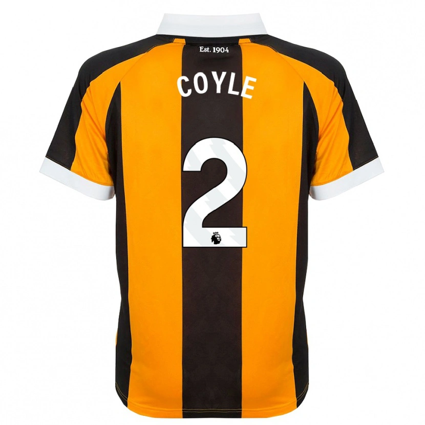 Danxen Herren Lewie Coyle #2 Orange Schwarz Weiß Heimtrikot Trikot 2026/27 T-Shirt