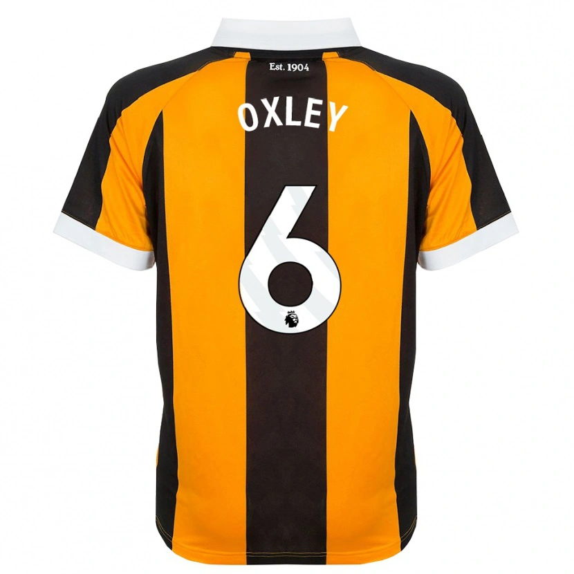 Danxen Herren Tilly Oxley #6 Orange Schwarz Weiß Heimtrikot Trikot 2026/27 T-Shirt