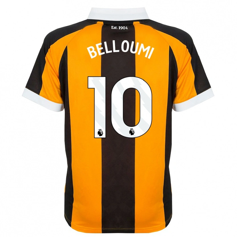 Danxen Herren Mohamed Belloumi #10 Orange Schwarz Weiß Heimtrikot Trikot 2026/27 T-Shirt