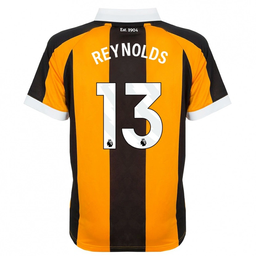 Danxen Herren Kerr Reynolds #13 Orange Schwarz Weiß Heimtrikot Trikot 2026/27 T-Shirt