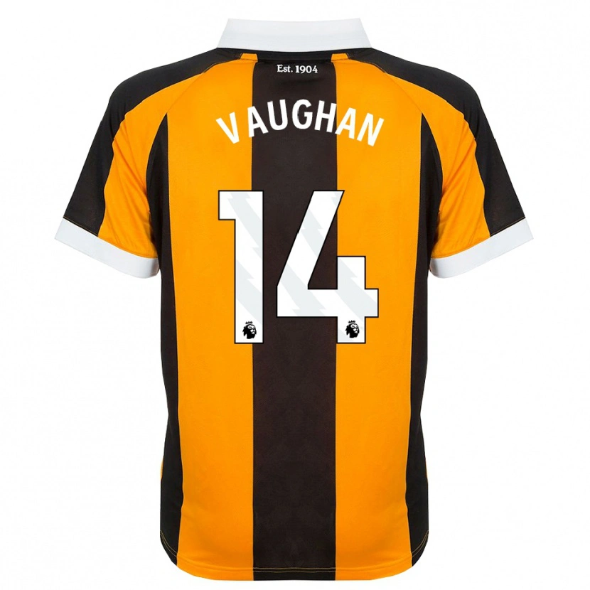 Danxen Herren Harry Vaughan #14 Orange Schwarz Weiß Heimtrikot Trikot 2026/27 T-Shirt