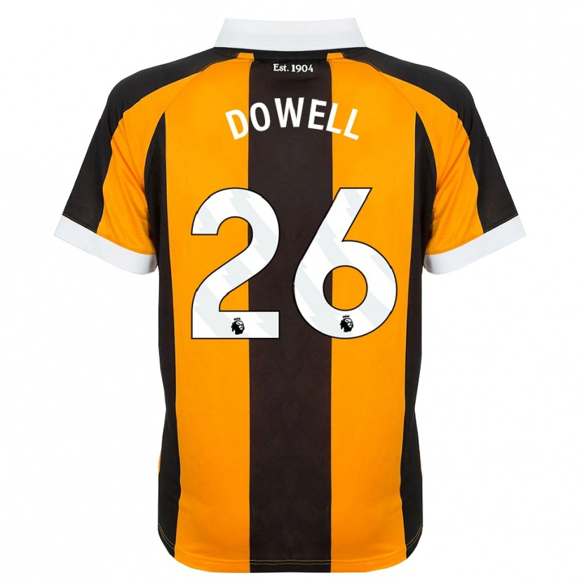 Danxen Herren Kieran Dowell #26 Orange Schwarz Weiß Heimtrikot Trikot 2026/27 T-Shirt