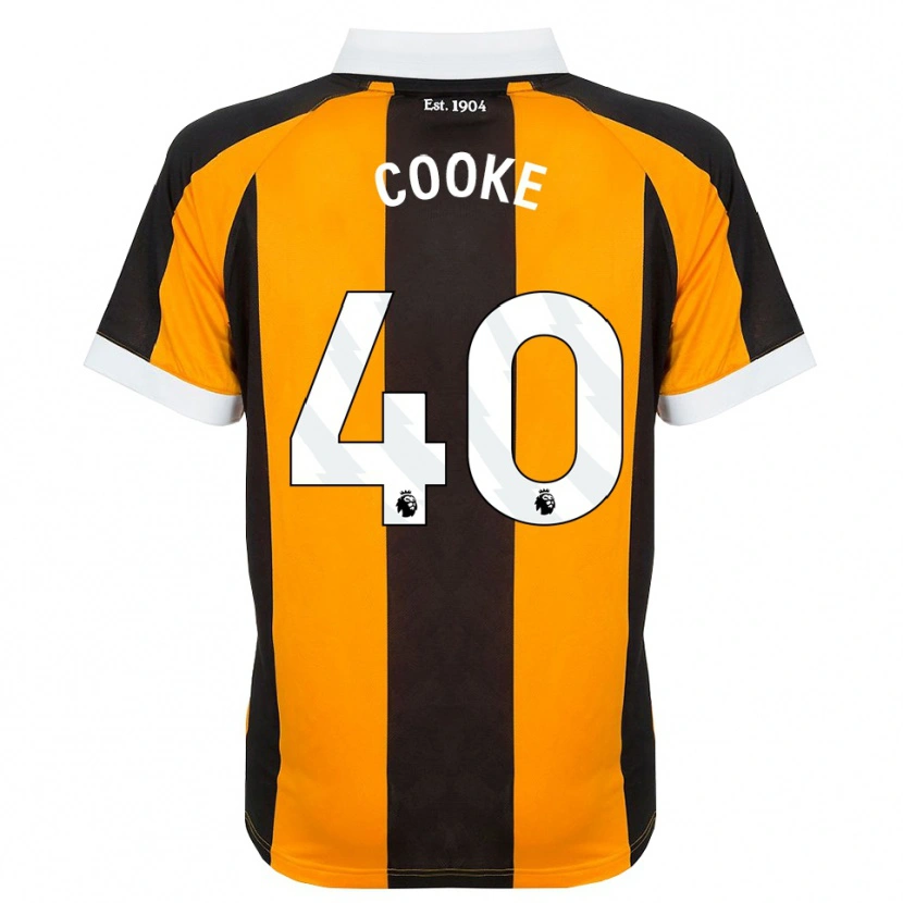 Danxen Herren Megan Cooke #40 Orange Schwarz Weiß Heimtrikot Trikot 2026/27 T-Shirt