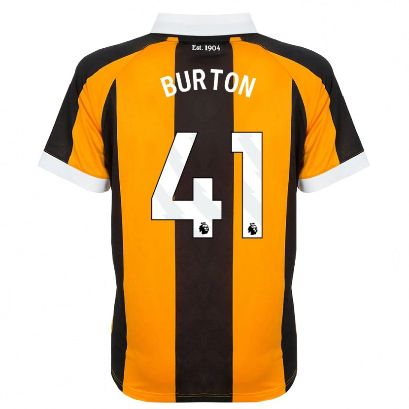 Danxen Herren Jess Burton #41 Orange Schwarz Weiß Heimtrikot Trikot 2026/27 T-Shirt