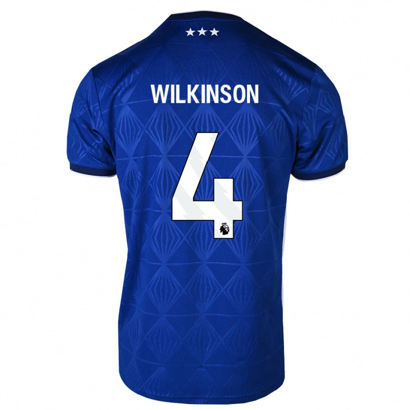 Danxen Herren Oliver Wilkinson #4 Mittelblau Weiß Rot Heimtrikot Trikot 2026/27 T-Shirt