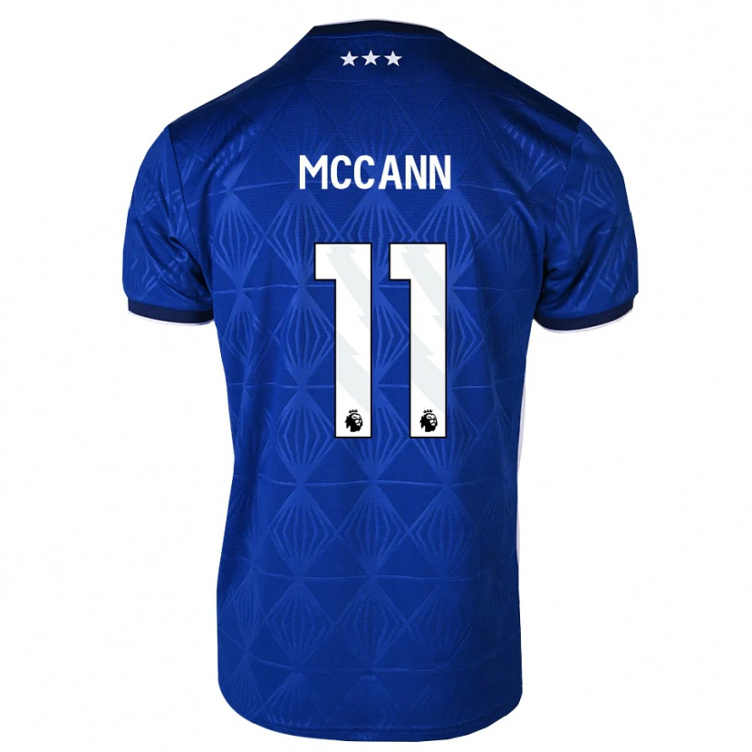 Danxen Herren Darragh Mccann #11 Mittelblau Weiß Rot Heimtrikot Trikot 2026/27 T-Shirt