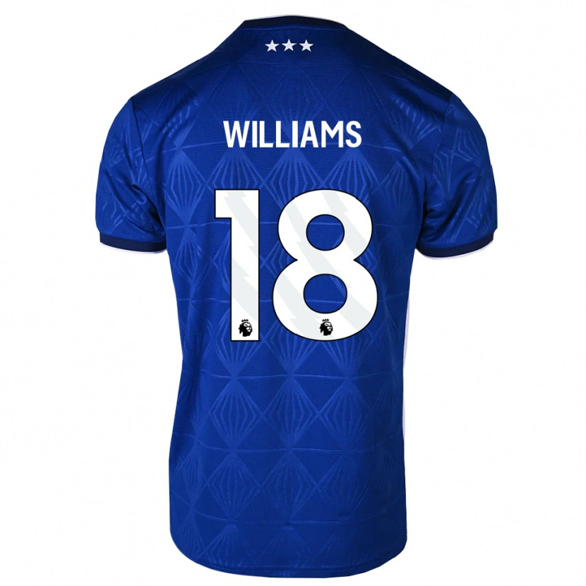 Danxen Herren Brandon Williams #18 Mittelblau Weiß Rot Heimtrikot Trikot 2026/27 T-Shirt